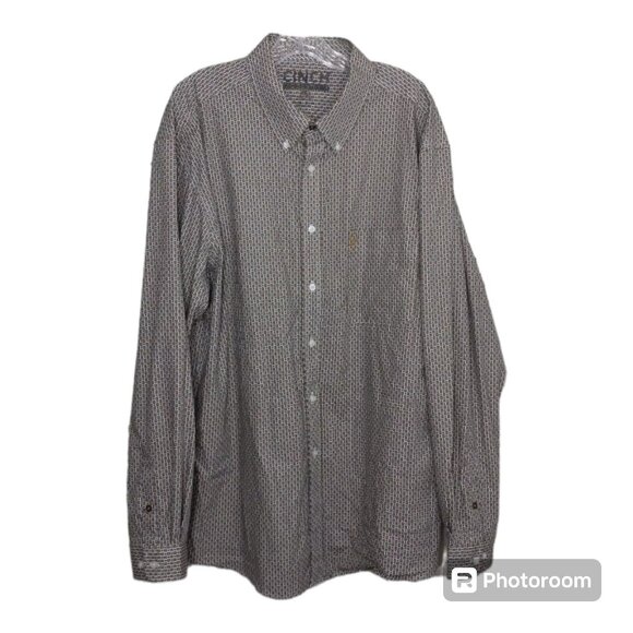 Cinch Shirts Cinch Shirt Mens 2xl Button Down Modern Fit Rodeo Western Long Sleeve Cowboy